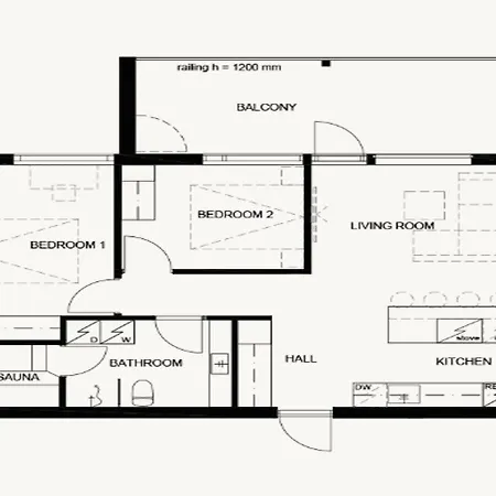 Fjaellen 301 By Aavalevi Holidays, Ski-in Ski-out 아파트